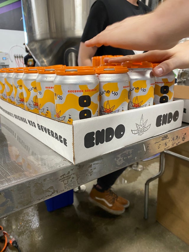 Endo CBDTHC Sparkling Water Tune Up Endo Cafe & CBD Products